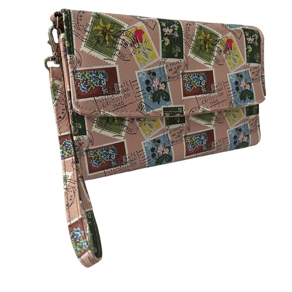 MUNDI Postage Stamp Wallet/Wristlet - Picture 2 of 12